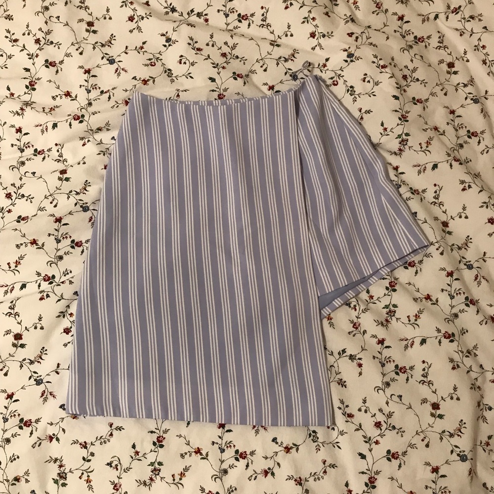 C/MEO collective striped blue skirt